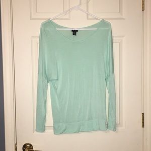 Long sleeve green shirt